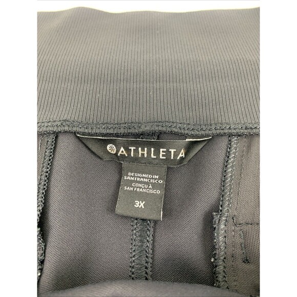 Athleta Venice High Rise Wide Leg Pant Black Pull On 982868 Womens Plus Size 3X - Picture 9 of 16